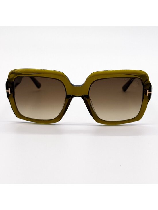 NEW TOM FORD KAYA SUNGLASSES TF1082 51F SQUARE BROWN WOMEN EYEWEAR FT1082/S main image 5
